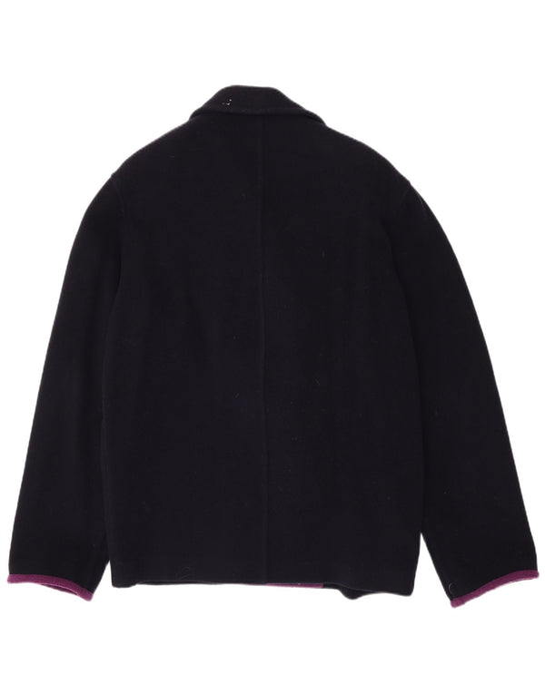 Cappotto da marinaio da donna Ferre UK 14 grande blu navy
