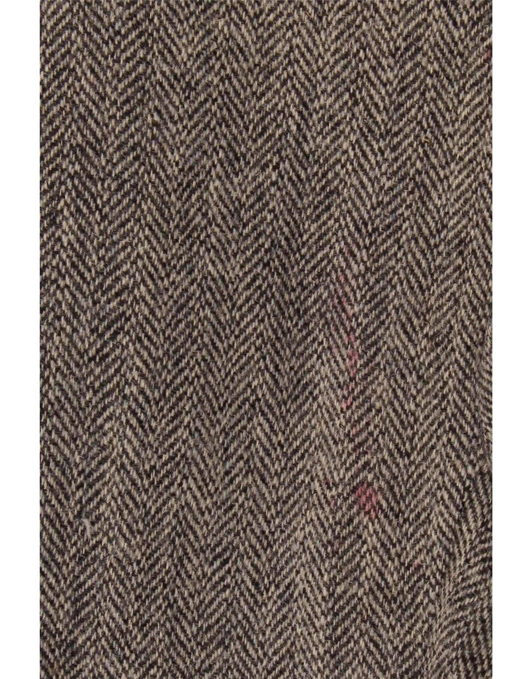 Giacca blazer a 2 bottoni da uomo Harris Tweed UK 40 grande lana a spina di pesce grigia