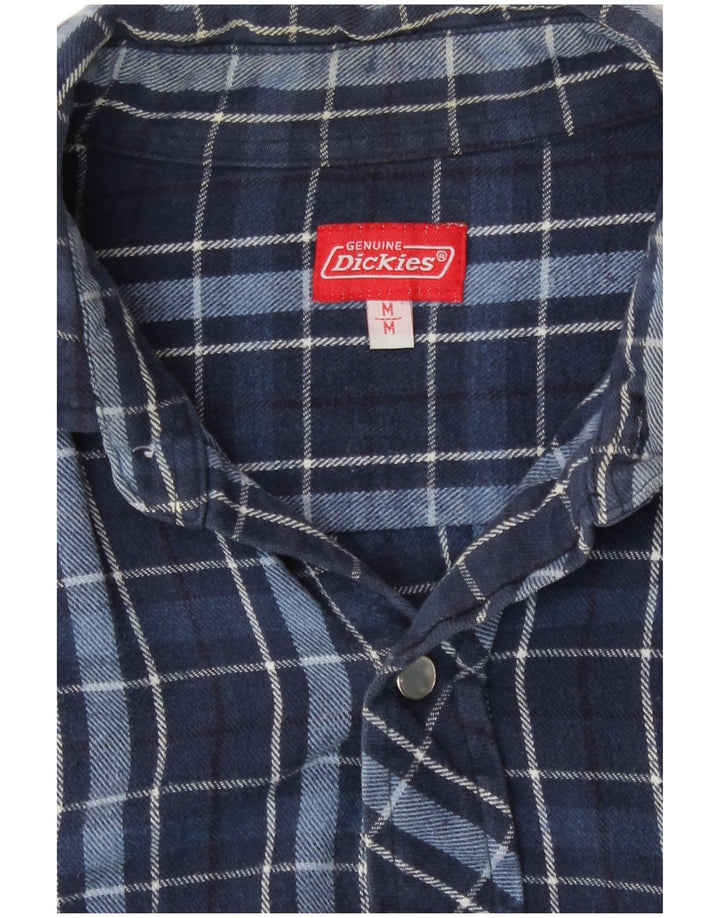 Dickies Camicia in flanella da uomo a quadri blu navy medio