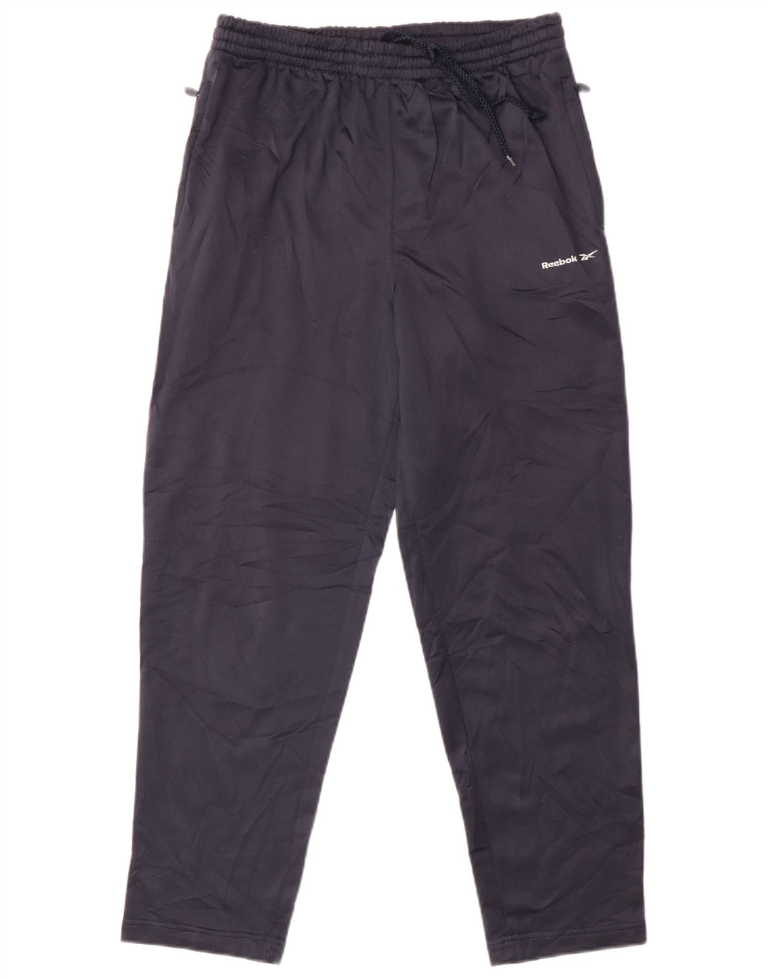 Pantaloni della tuta da ragazzo Reebok 13-14 anni in poliestere blu navy