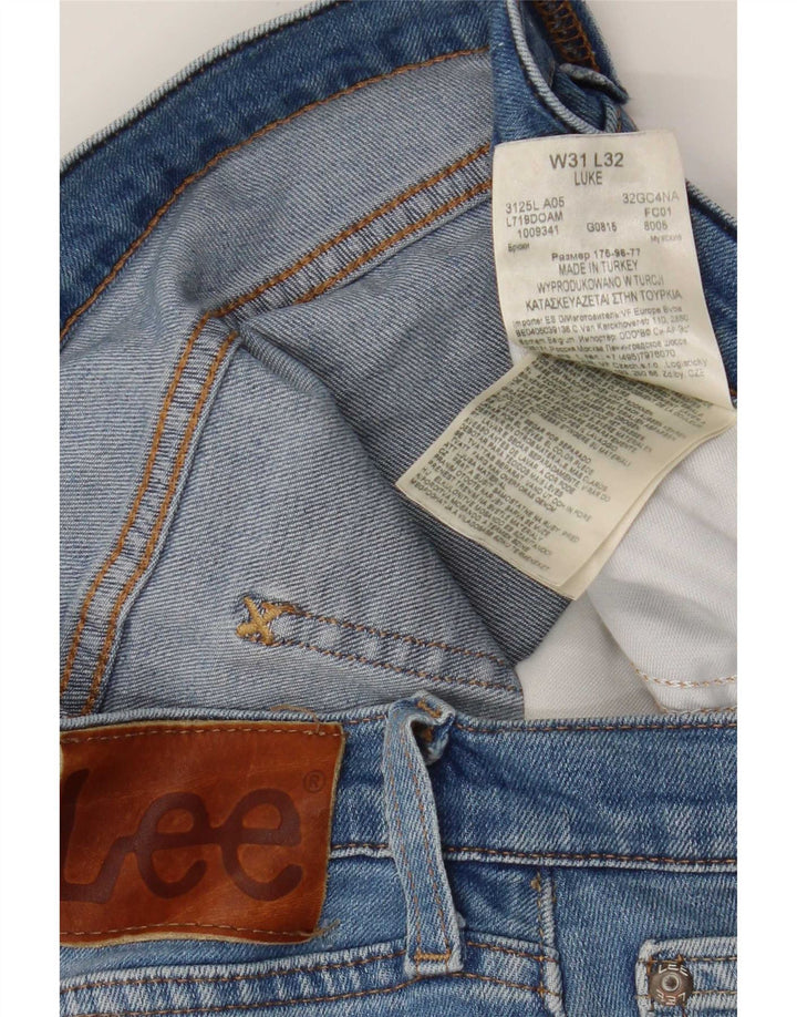 Jeans dritti Luke da uomo Lee W31 L29 cotone blu