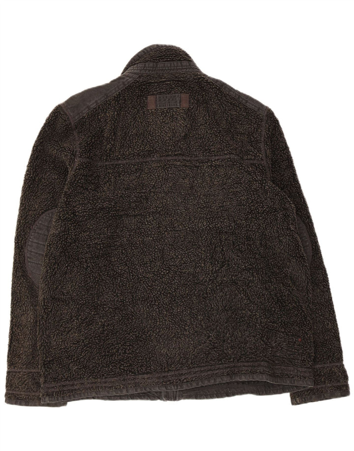 Giacca in pile da uomo Fat Face UK 42 XL Poliestere nero