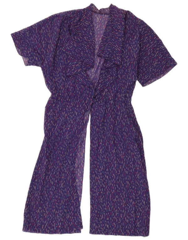Abito da spiaggia trasparente da donna Max Mara UK 16 Grandi strisce viola