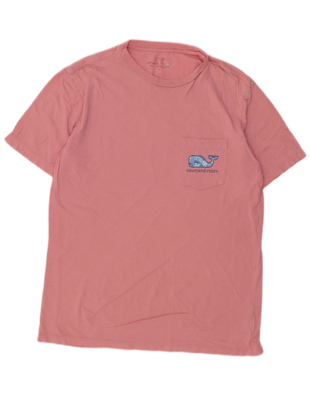 VINEYARD VINES T-shirt grafica da uomo Top piccola in cotone rosa