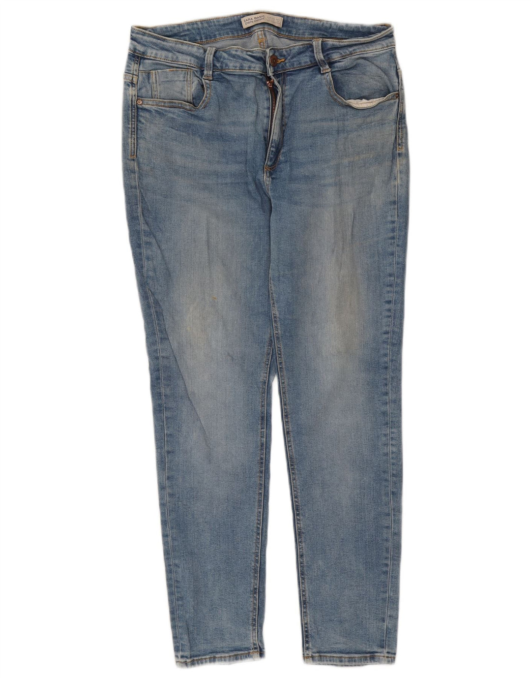 Jeans slim da donna Zara EU 44 XL W34 L27 Blu