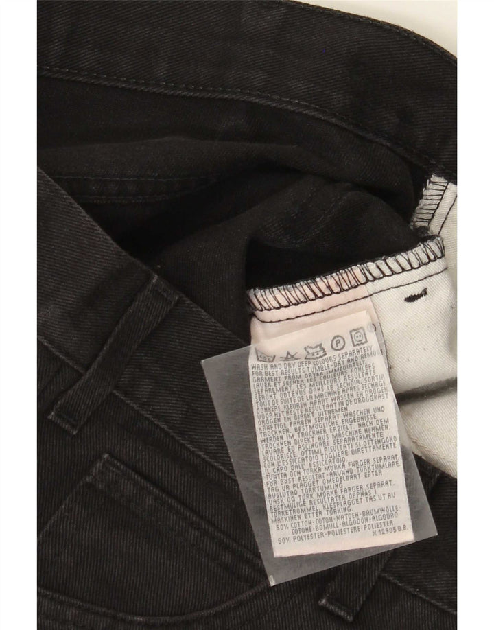 Jeans dritti da donna Levi's W32 L28 cotone nero