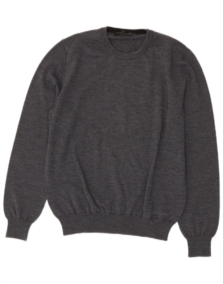 Maglione maglione girocollo da donna Calvin Klein Jeans UK 16 grande grigio