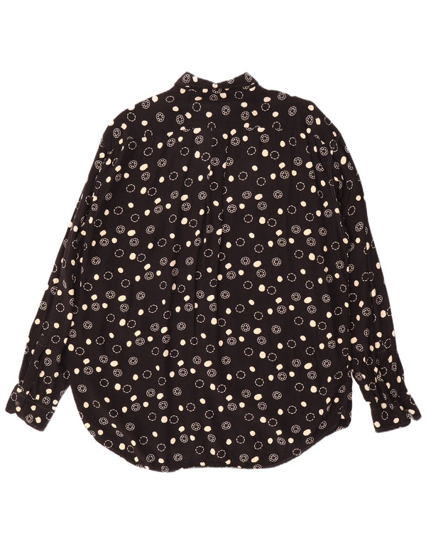 Camicia da uomo VINTAGE XL nera floreale