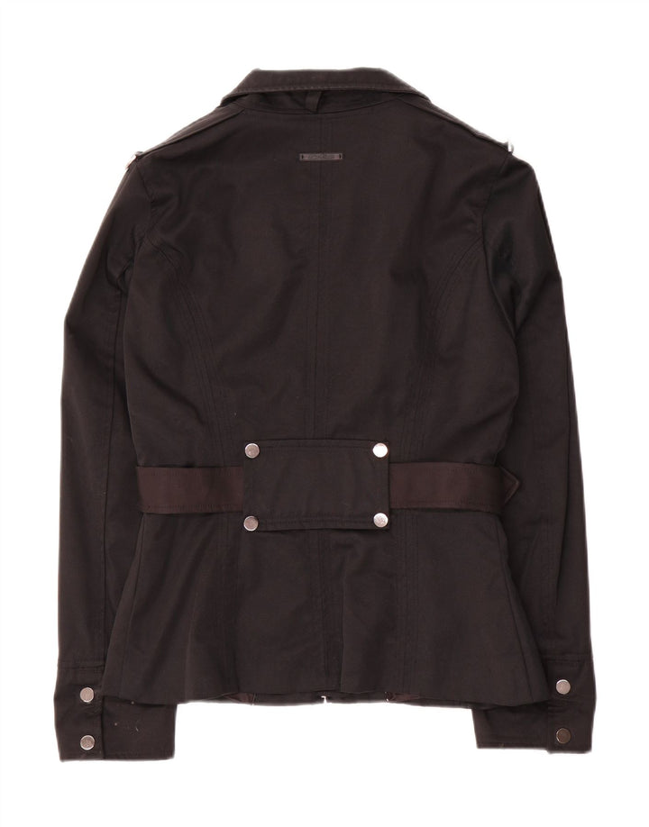 Giacca militare Zara da donna UK 10 piccola nera