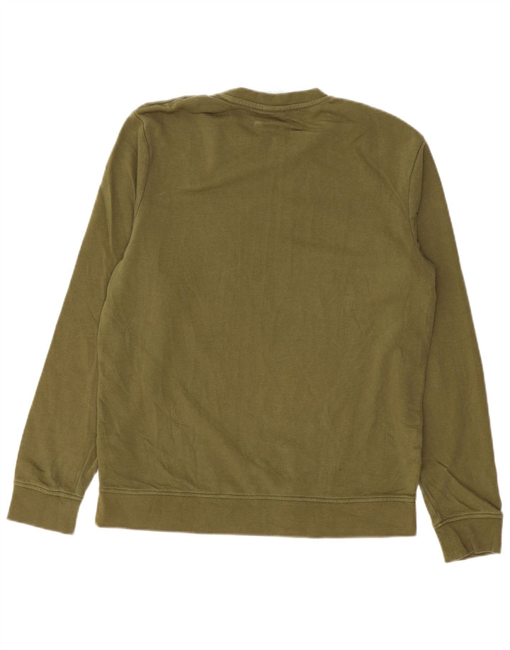 Felpa grafica da uomo Diadora Maglione piccolo in cotone kaki