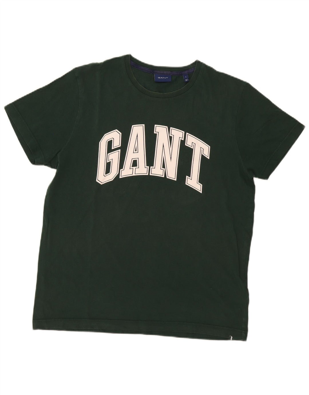 Gant T-shirt grafica da uomo Top grande in cotone verde