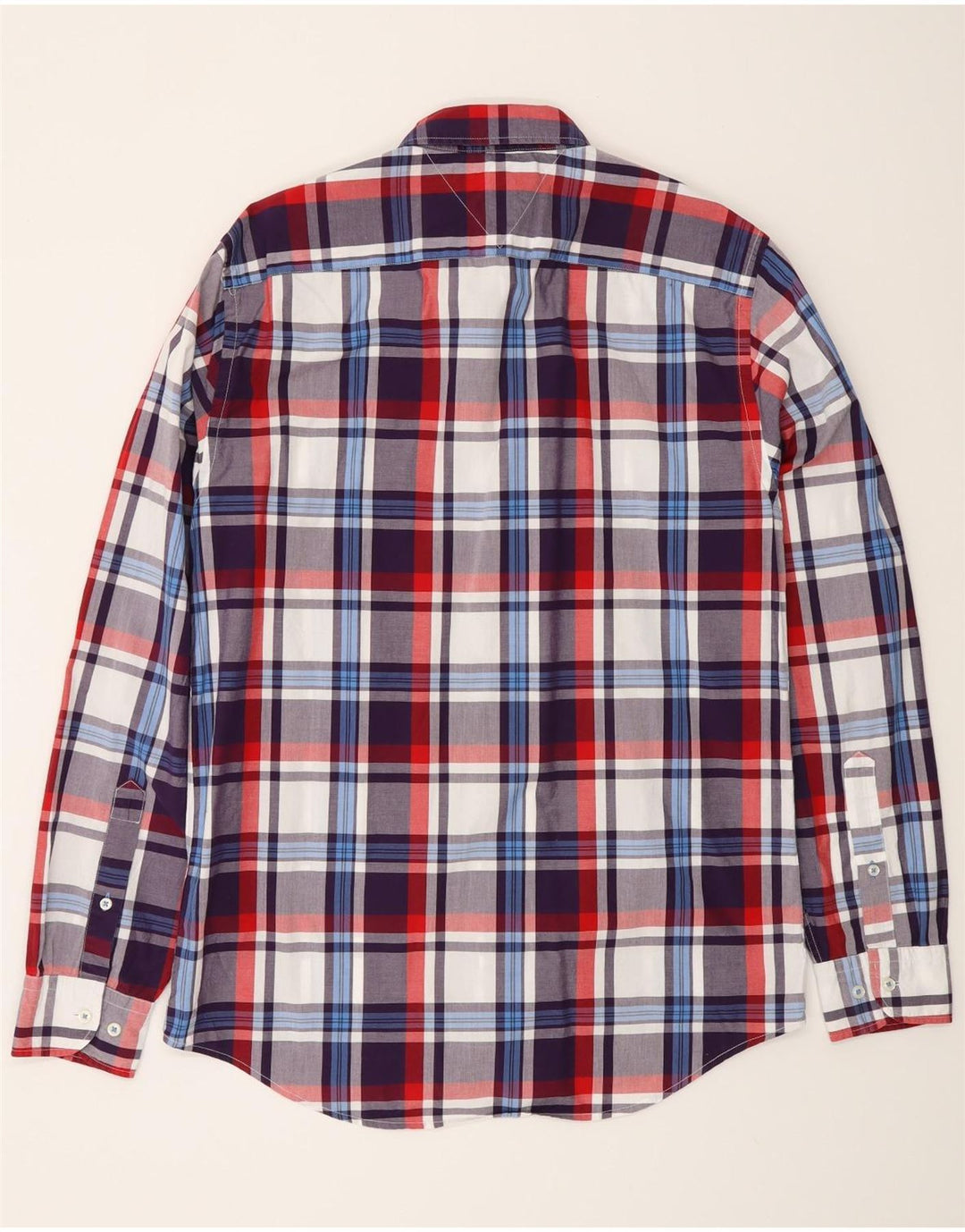 Camicia da uomo Tommy Hilfiger New York Fit Camicia in cotone a quadri multicolore medio
