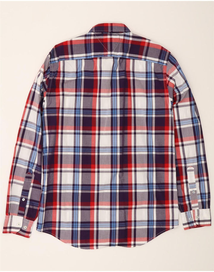Camicia da uomo Tommy Hilfiger New York Fit Camicia in cotone a quadri multicolore medio