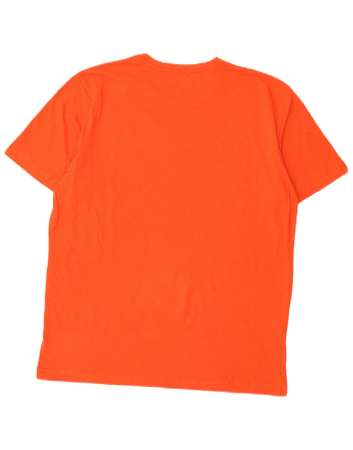 T-shirt grafica da uomo Kappa Top Large arancione