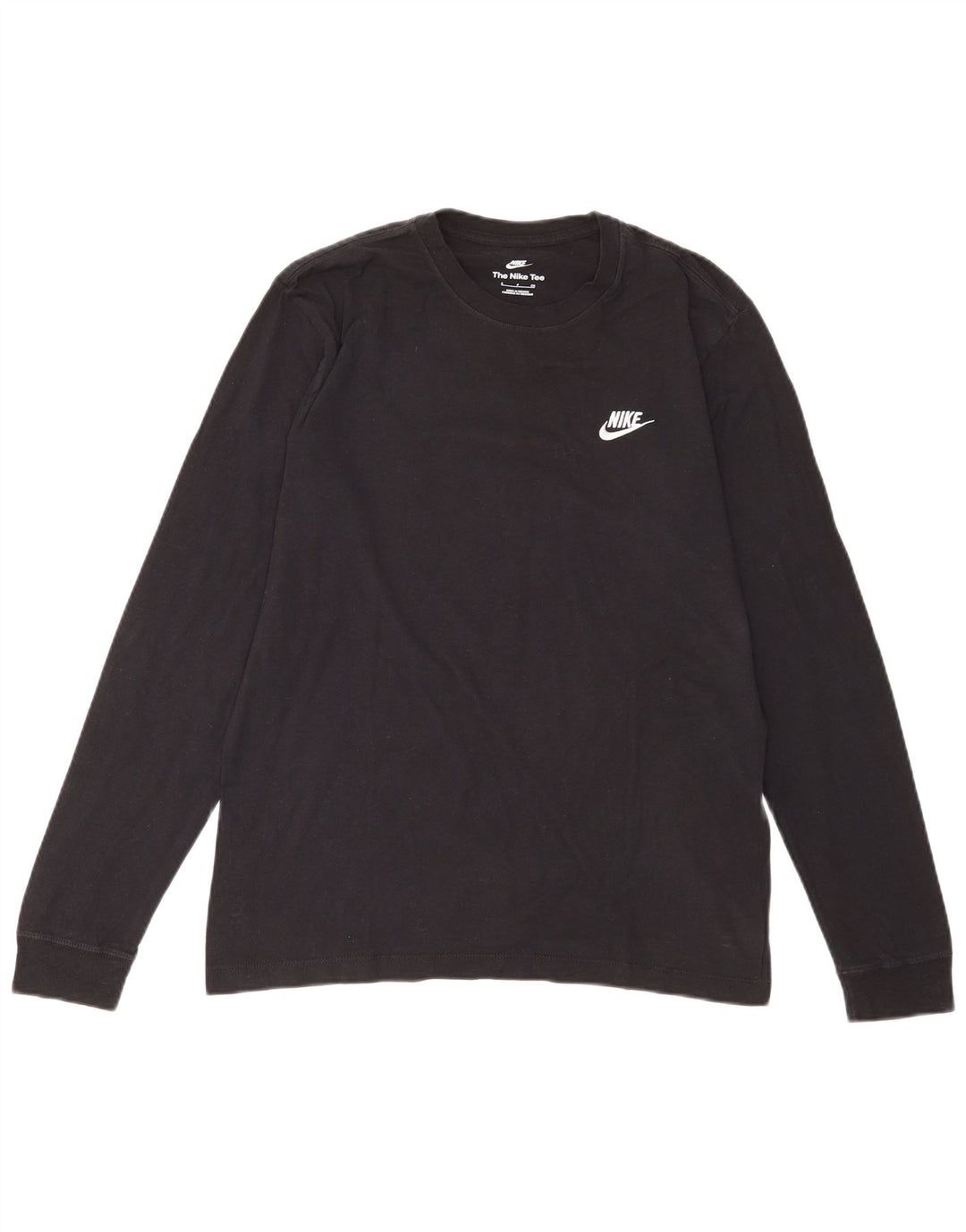 Maglia Nike da uomo a manica lunga piccola nera