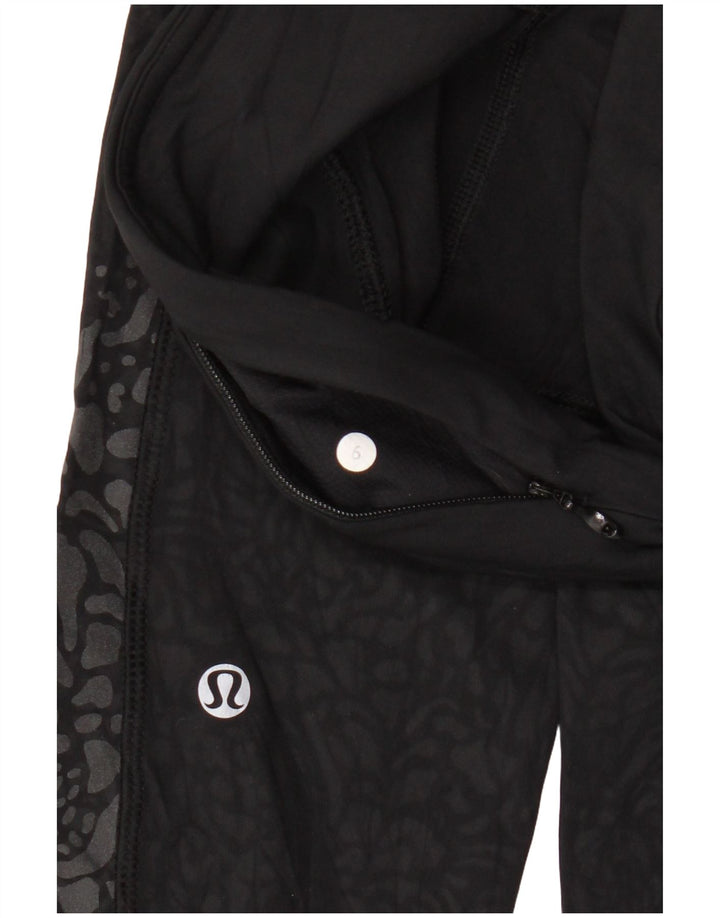 Leggings da donna Lululemon US 6 stampa animalier nera media