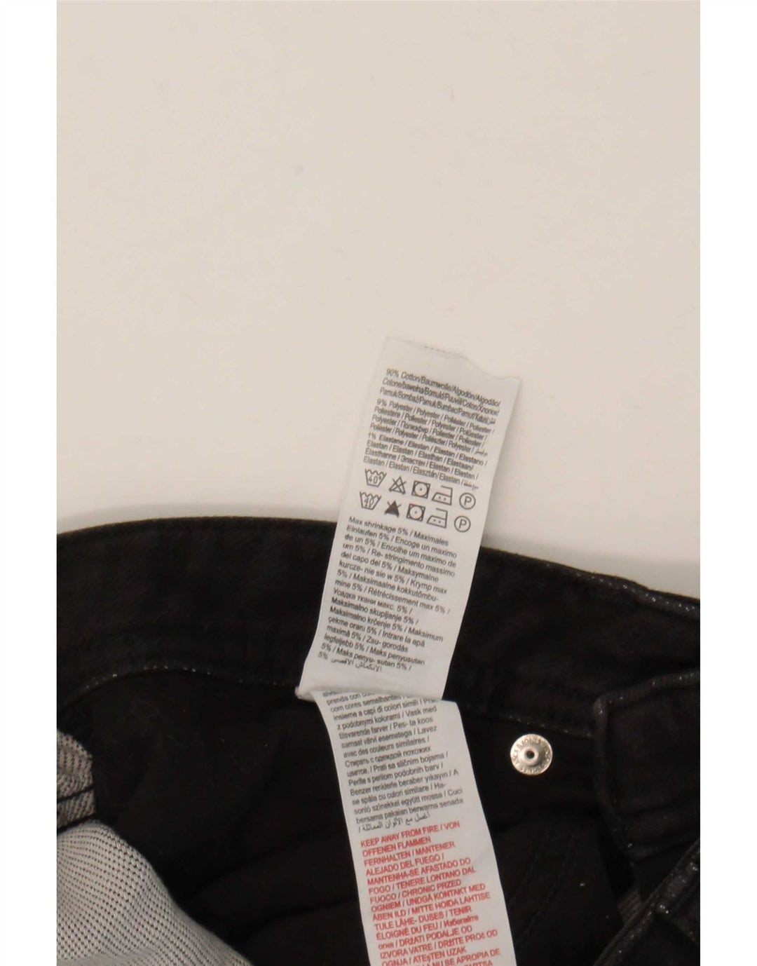 Jeans slim da uomo GLENN Jack & Jones W32 L34 cotone nero