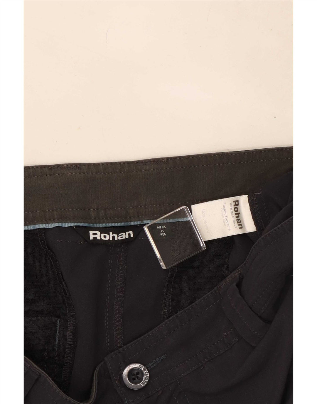 Pantaloni chino dritti da uomo Rohan W34 L31 Poliammide grigio