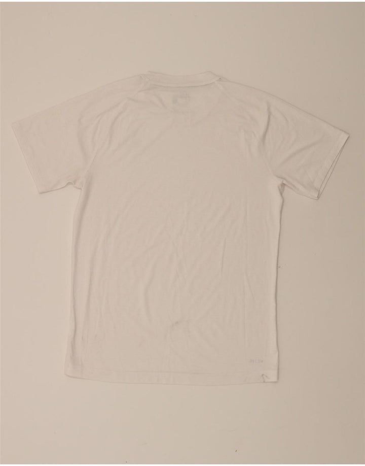 ADIDAS Mens Climalite T-Shirt Top Medium White Vintage Adidas and Second-Hand Adidas from Messina Hembry 