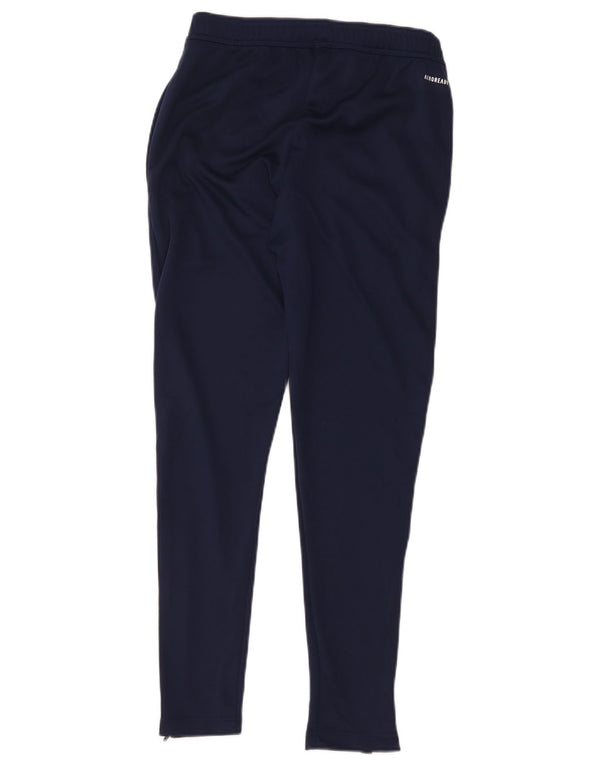 Pantaloni da tuta Adidas Aeroready da uomo piccoli in poliestere blu navy