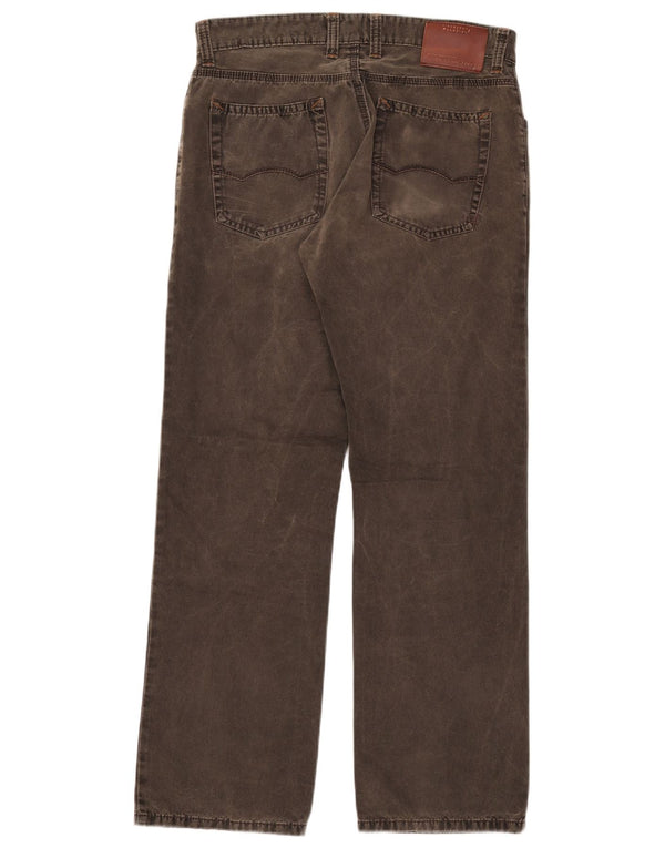 Jeans dritti da uomo Camel Active W33 L32 cotone kaki