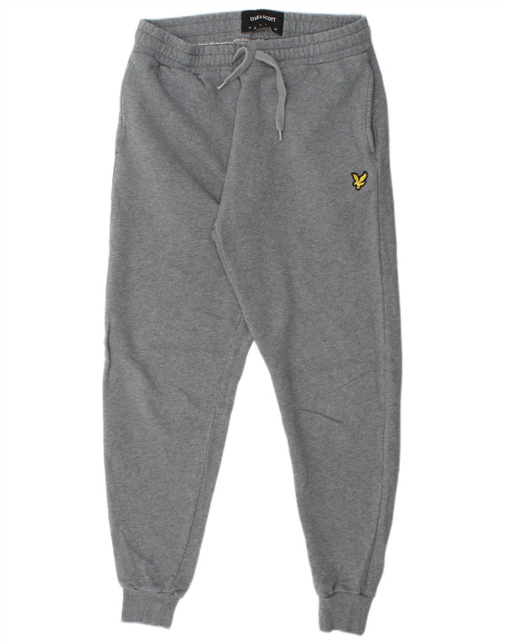 Pantaloni da tuta da uomo Lyle & Scott Joggers piccoli in cotone grigio