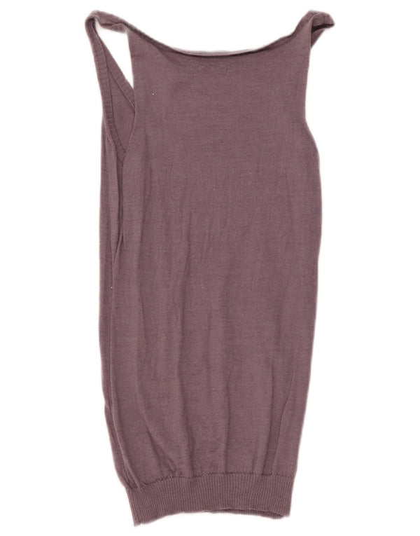 Canotta da donna Massimo Dutti UK 12 Lana viola media