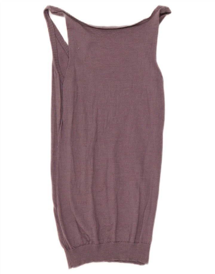 Canotta da donna Massimo Dutti UK 12 Lana viola media
