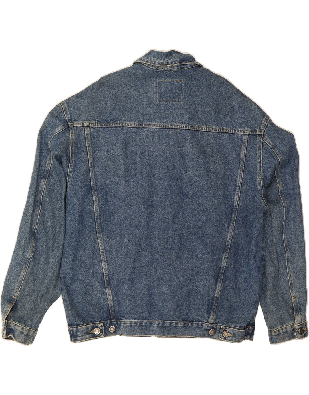 Giacca di jeans da uomo VINTAGE UK 40 grande cotone blu