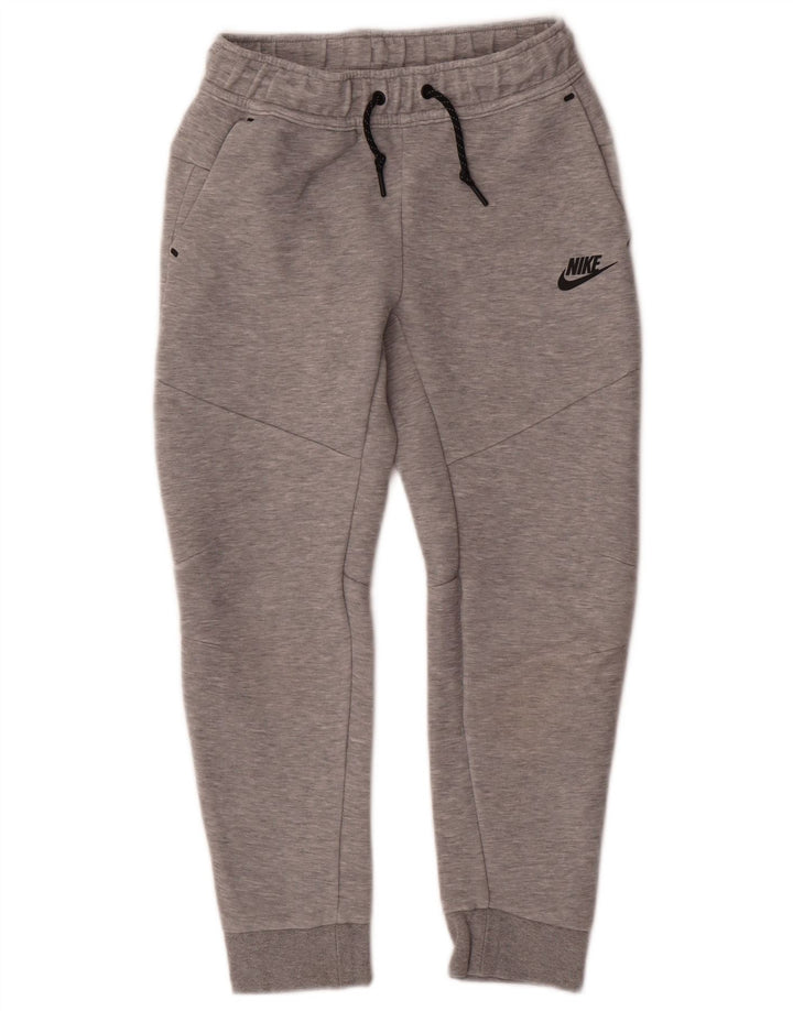 Pantaloni della tuta da ragazzo Nike Joggers 10-11 anni in cotone grigio medio