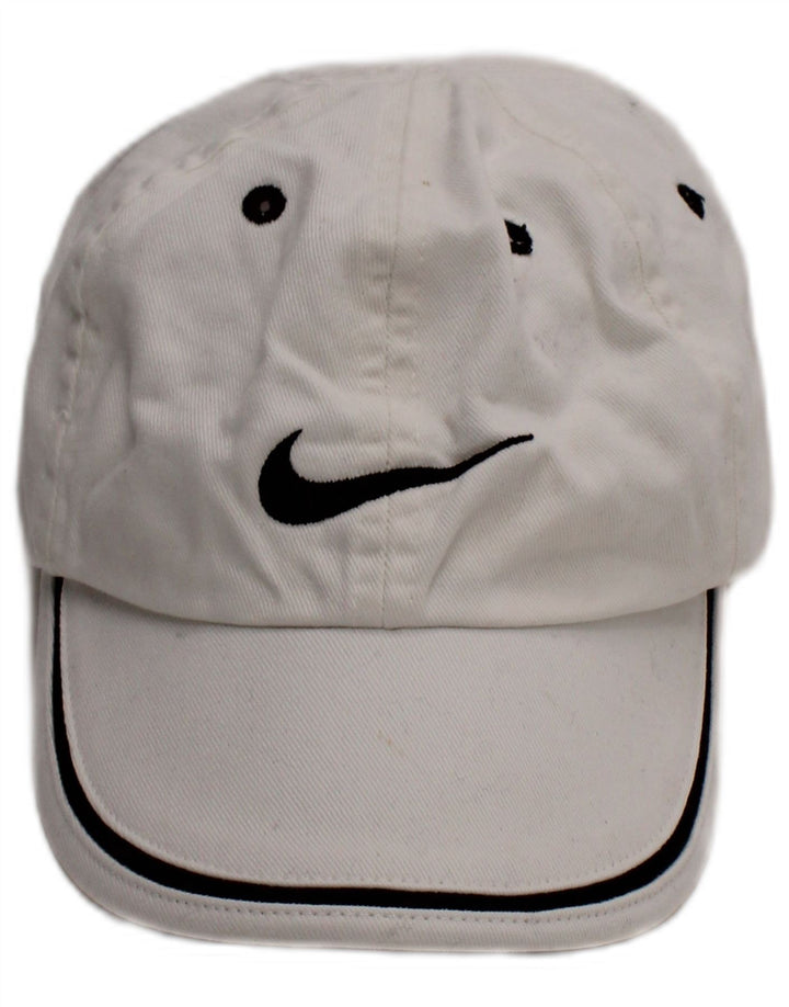 Berretto da baseball Nike da ragazzo, 7-8 anni, piccolo/medio, cotone bianco