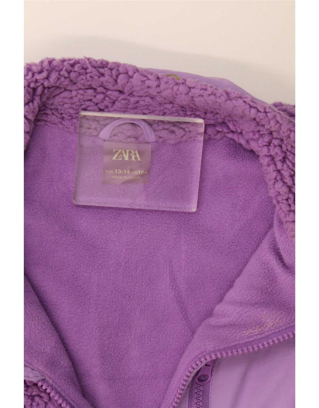 Giacca in pile per ragazze Zara 13-14 anni Viola