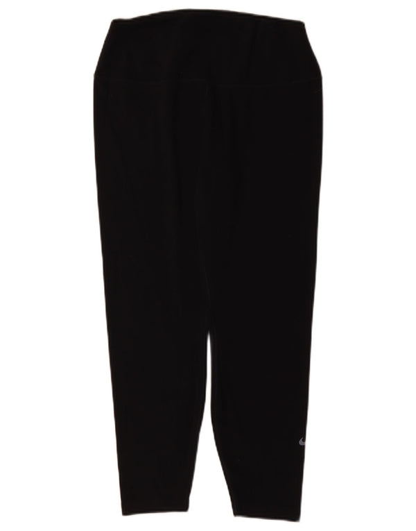 Leggings Nike Dri Fit da donna UK 16 Large Nero Poliestere