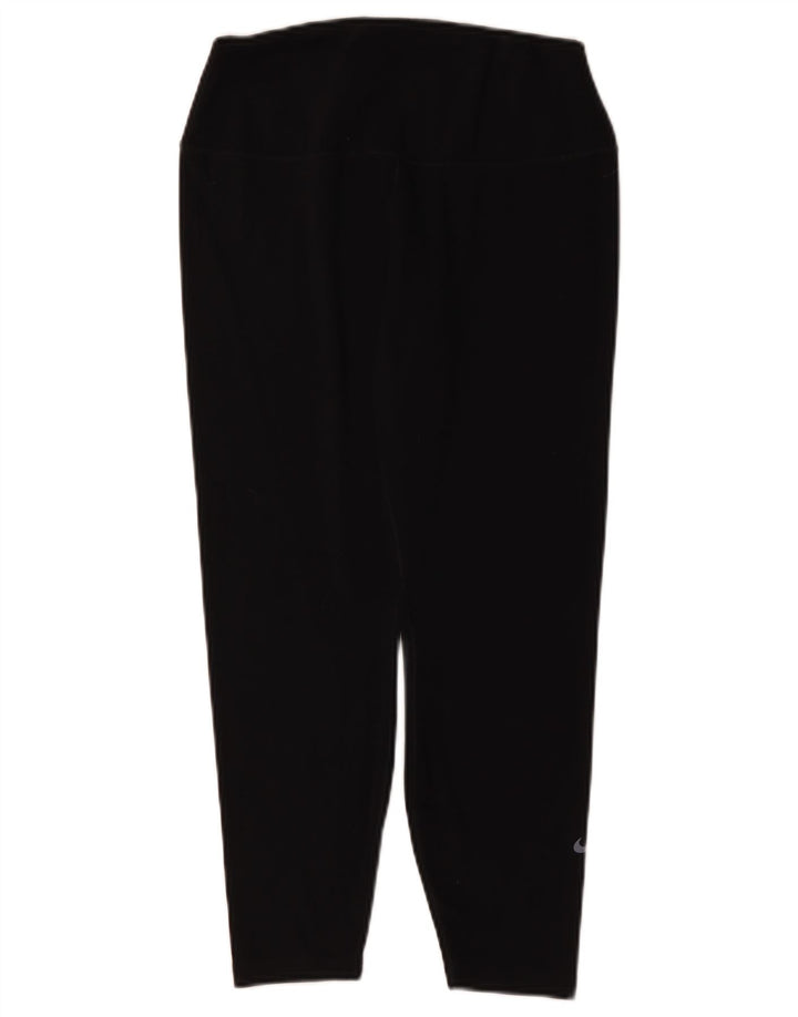 Leggings Nike Dri Fit da donna UK 16 Large Nero Poliestere