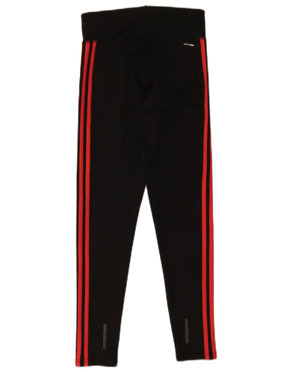 Leggings Adidas Climalite da donna UK 8/10 Piccolo poliestere nero