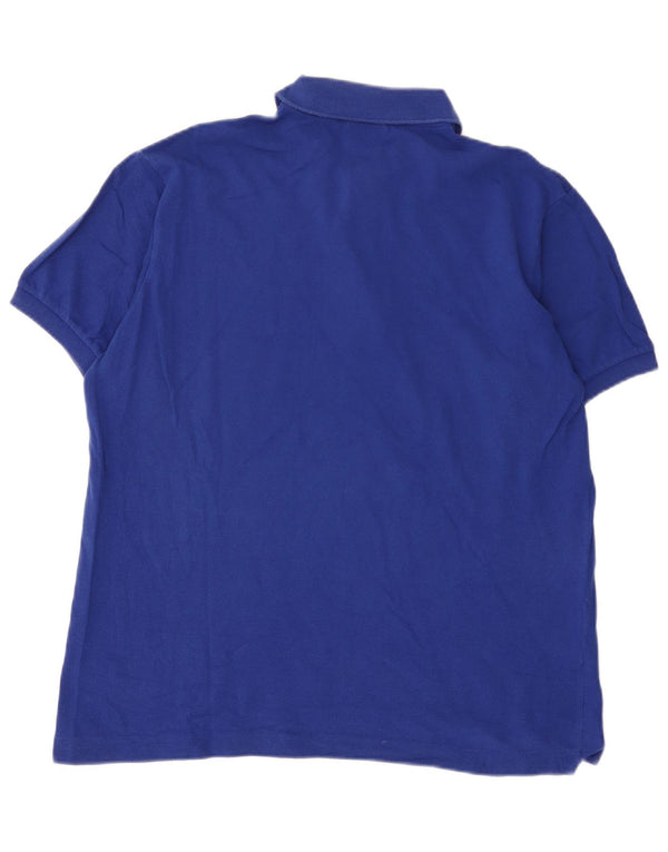 Polo da uomo Lacoste taglia 5 grande in cotone blu