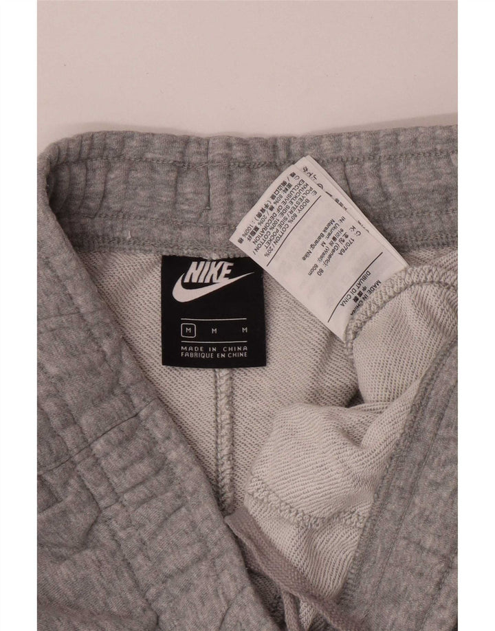 Pantaloncini sportivi Nike da uomo in cotone grigio medio