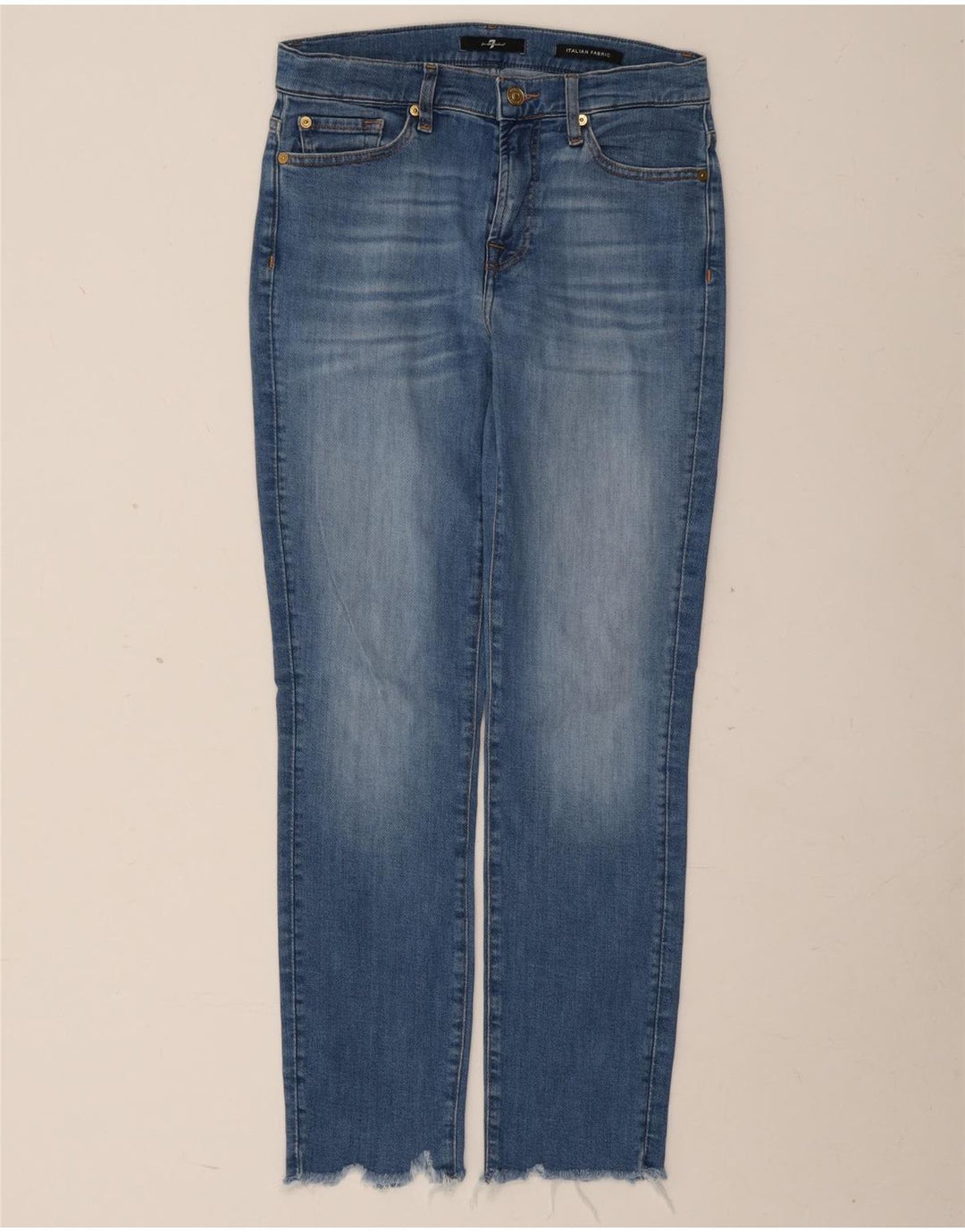 7 For All Mankind Jeans slim da donna W28 L28 Cotone blu
