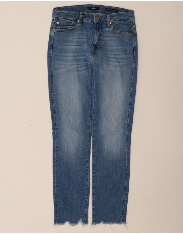 7 For All Mankind Jeans slim da donna W28 L28 Cotone blu