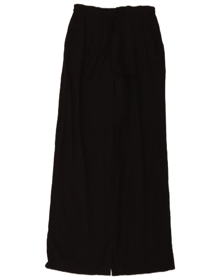Pantaloni a Gamba Larga a Vita Alta da Donna ZARA UK 4 XS W24 L11 Nero