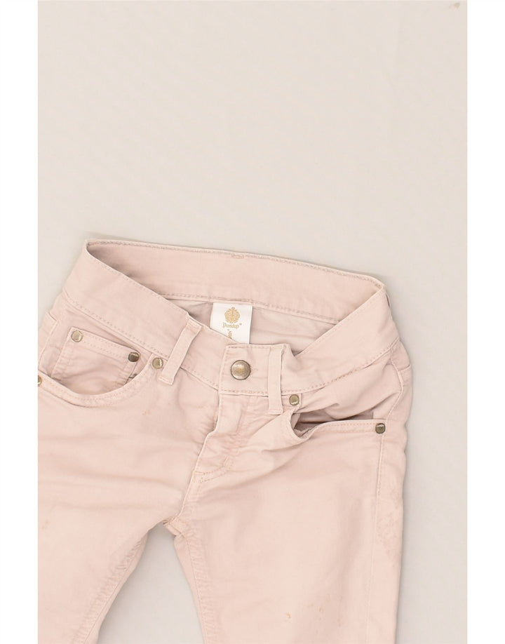 DONDUP Girls Slim Jeans 5-6 Years W22 L14 Beige Cotton | Vintage Dondup | Thrift | Second-Hand Dondup | Used Clothing | Messina Hembry 