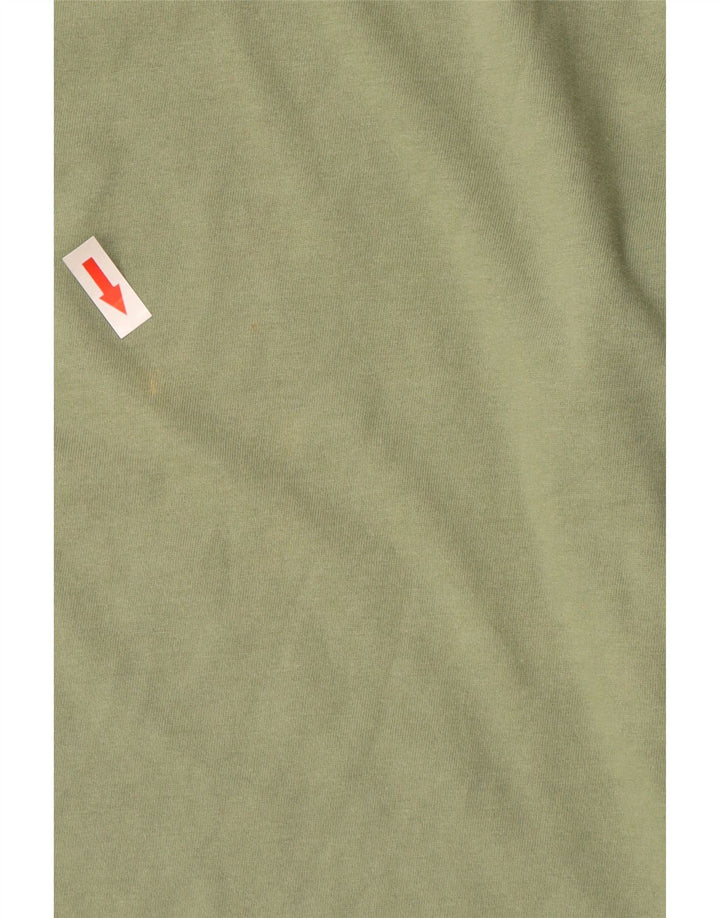 J. CREW Maglia da uomo a maniche lunghe spezzata XL verde