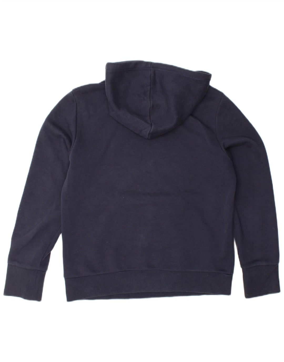 Maglione con cappuccio grafico da donna ADIDAS UK 12/14 Cotone medio blu navy