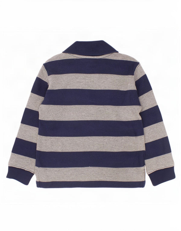 Polo Ralph Lauren Maglione con collo con zip per ragazzi 3-4 anni a righe blu navy