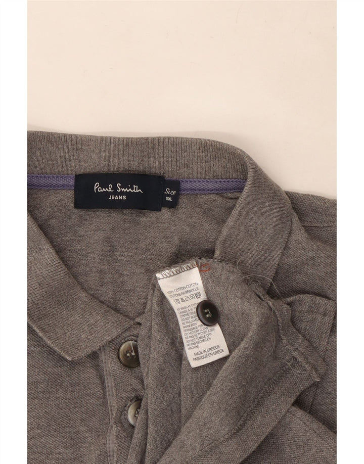 Polo da uomo Paul Smith 2XL in cotone grigio