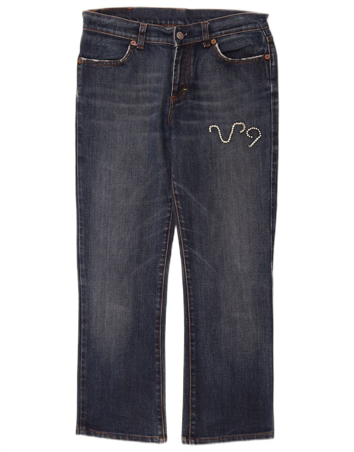 Jeans dritti da donna Fiorucci W30 L27 cotone blu
