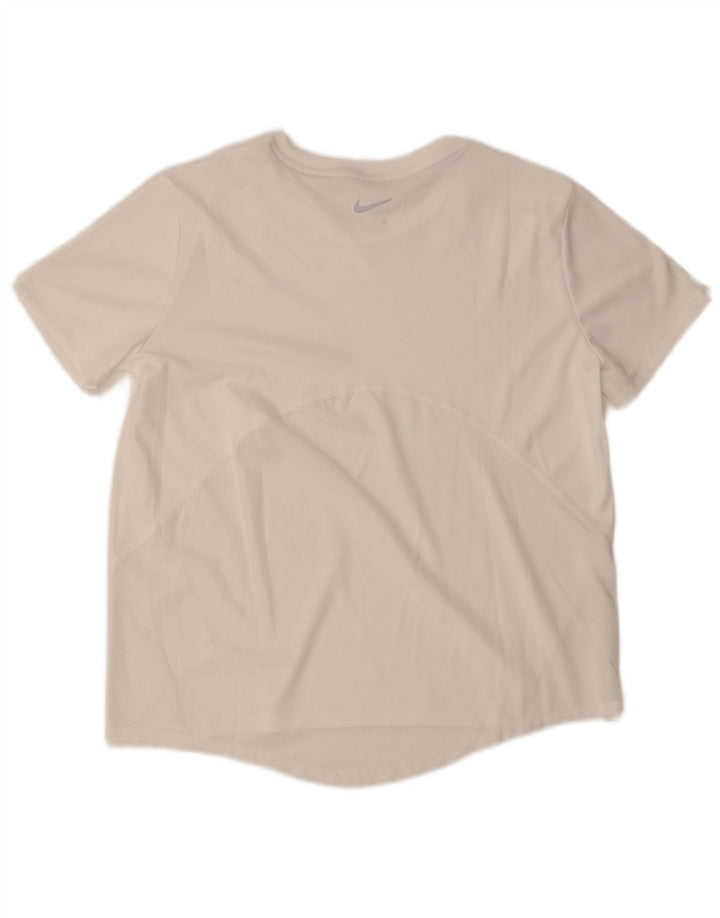 Maglietta Nike Dri Fit da uomo, colore bianco medio