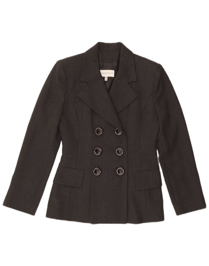 SPORTSTAFF Giacca blazer doppiopetto da donna IT 44 Lana grigio medio