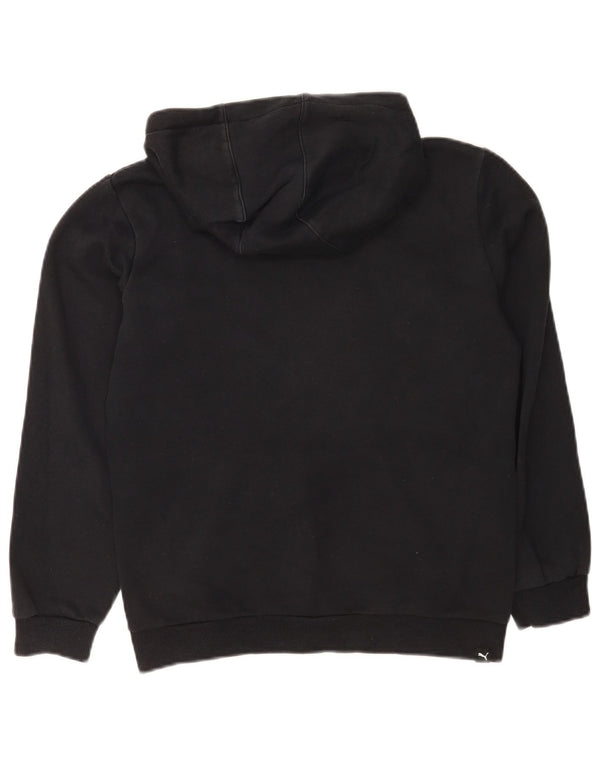 Felpa con cappuccio grafica Regular Fit Puma da ragazzo 13-14 anni in cotone nero sportivo