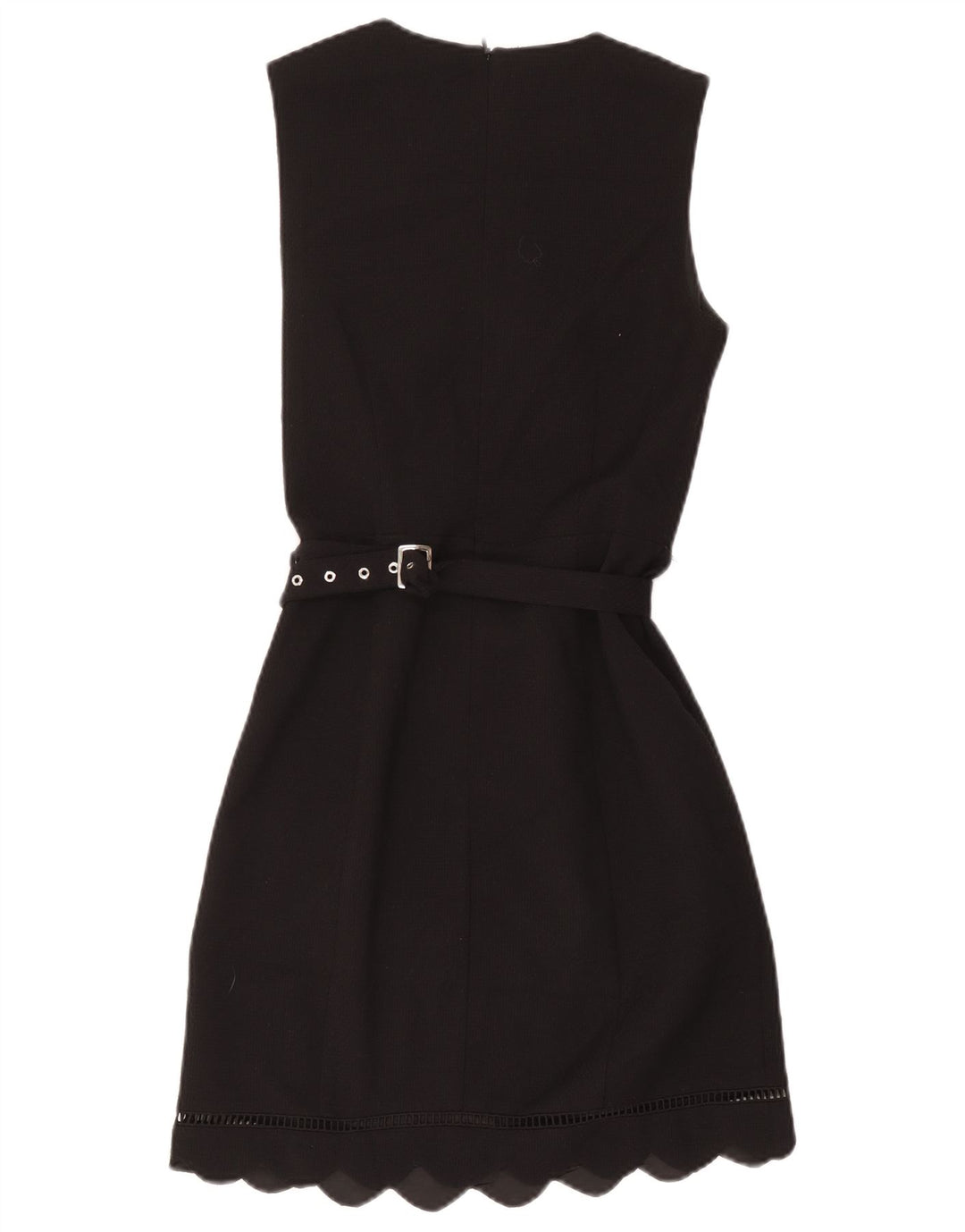 Abito tubino senza maniche da donna Oasis UK 8 piccolo poliestere nero